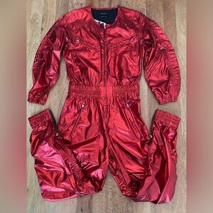 Isabel Marant Athena Metallic Jumpsuit 36